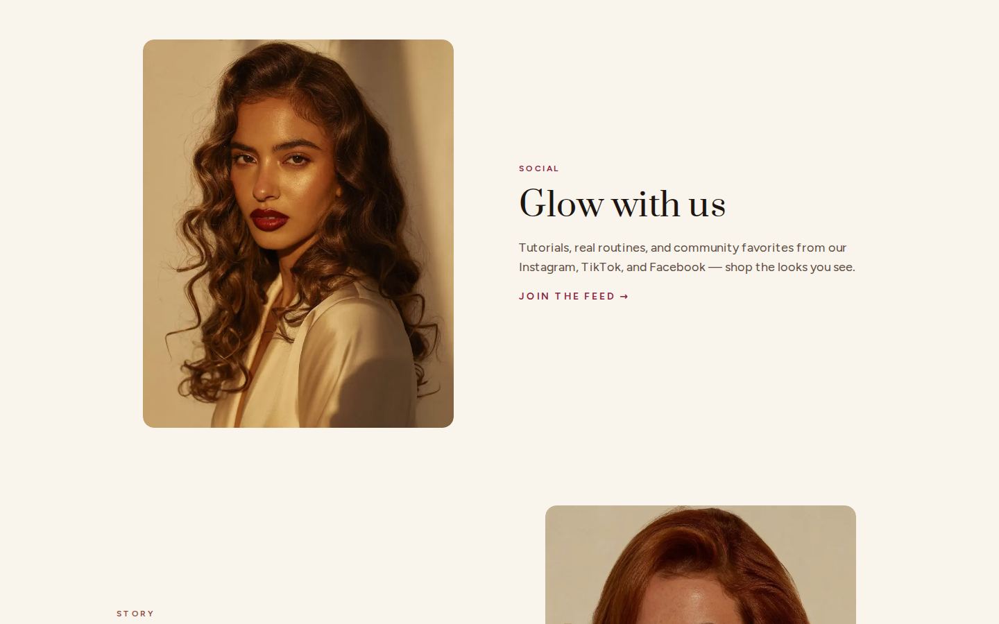 gorgioso.com — the Glow with us social section
