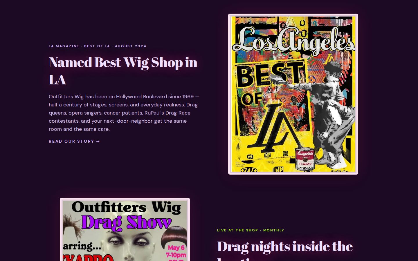Outfitters Wig — Named Best Wig Shop in LA